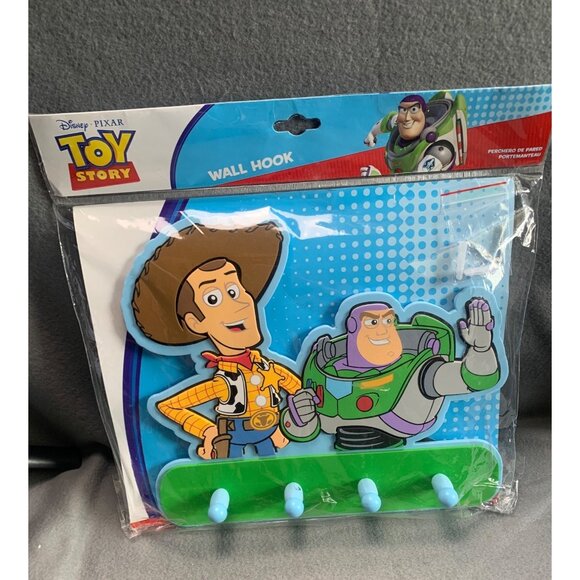 Disney Pixar Toy Story Wall Hook Featuring Woody & Buzz Lightyear By Decofun - N - Picture 7 of 9
